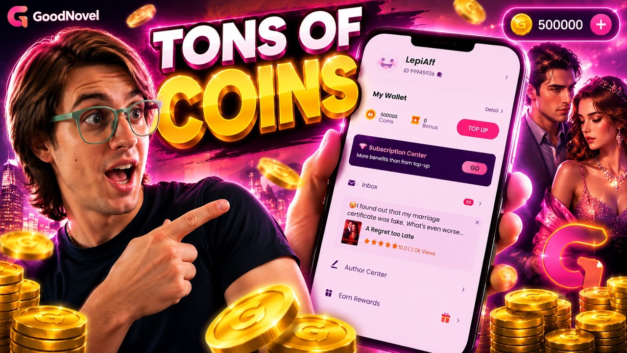 Good Novel Free Coins - Get GoodNovel Unlimited Coins - Good Novel Coins Free (iOS Android)