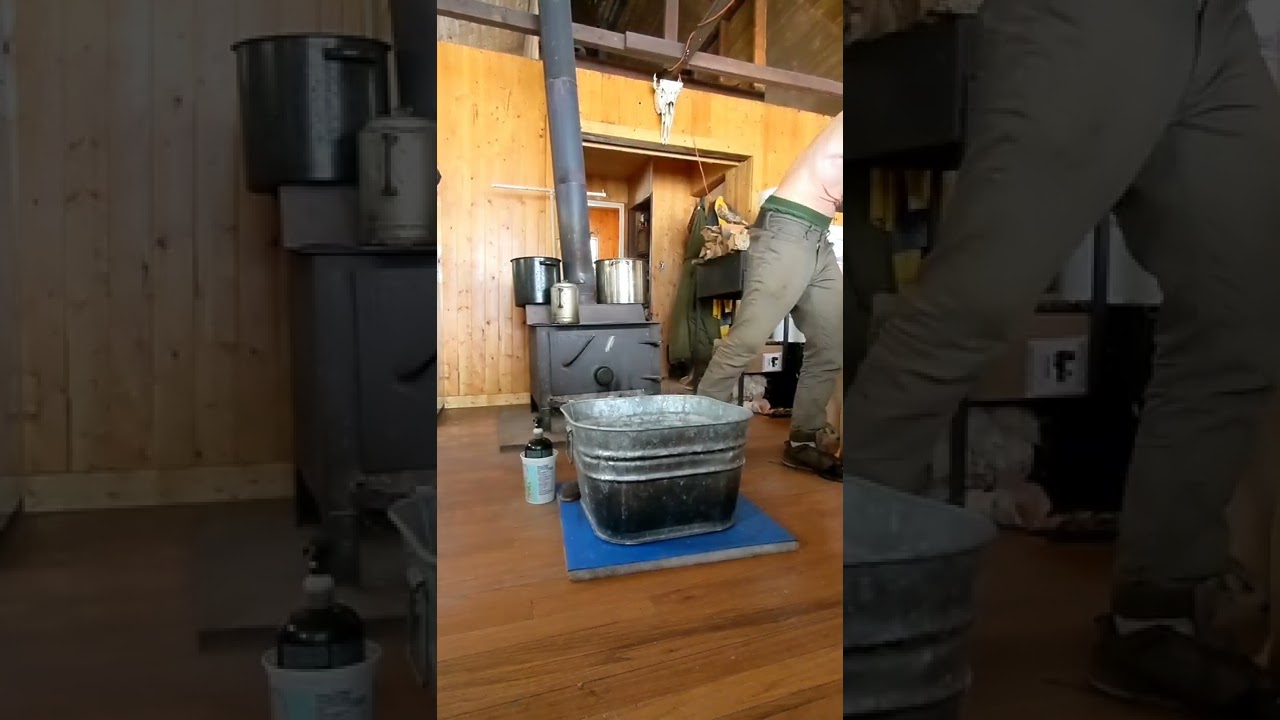 offgrid bath time: inside or outside?