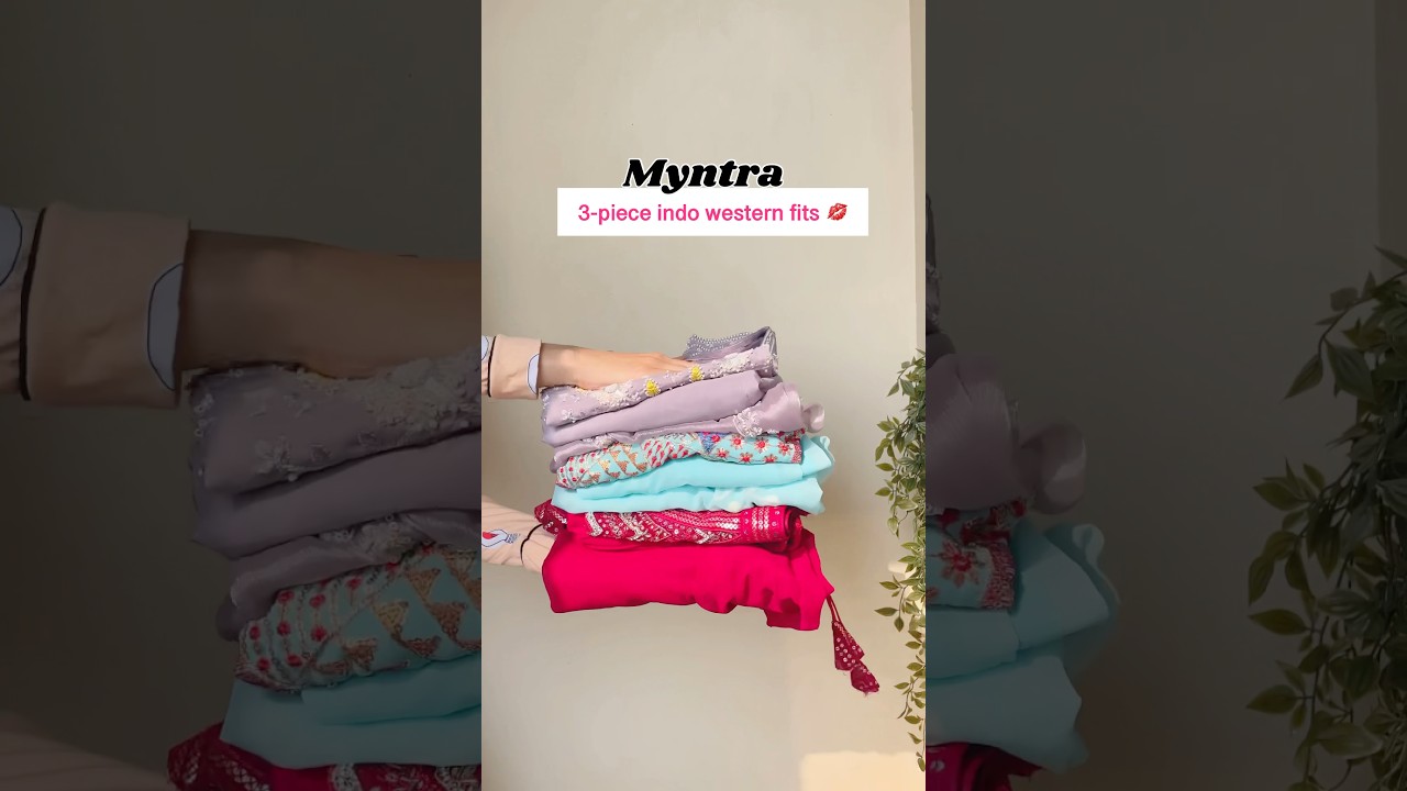 Festive Indo-western fits 🌹 Myntra Finds | #myntra #festivewear #ethnicwear #indowestern #wedding