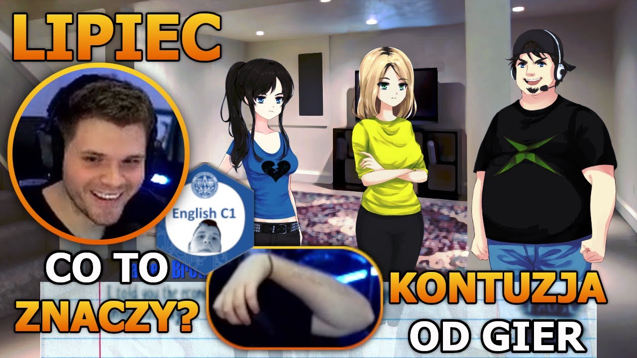 GUCIO KONTUZJOWANY | IDEALNA ZNAJOMOŚĆ ANGIELSKIEGO | PODSUMOWANIE DNIA #1 | LIPIEC
