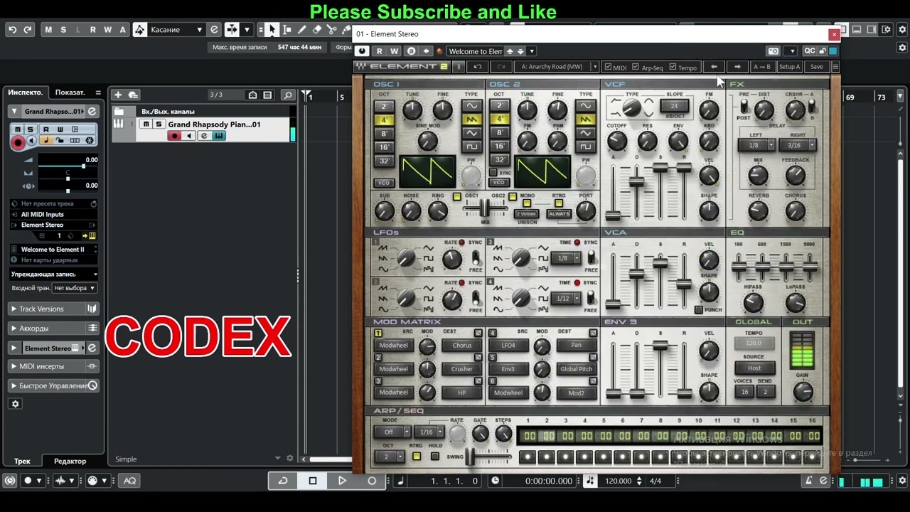 Element 2.0 Virtual Analog Synth | Studio Demo Sound | Waves