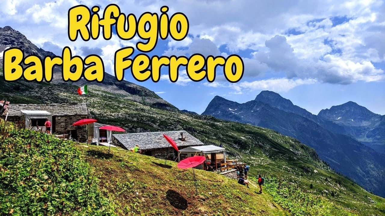 IL MONTE ROSA CI OSSERVA Rifugio Barba Ferrero 2247 Mt  Valsesia