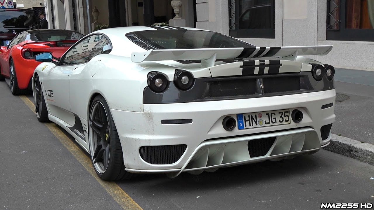 707HP Supercharged Ferrari F430 Novitec Rosso Race LOUD Sound - Start Up & Revs!