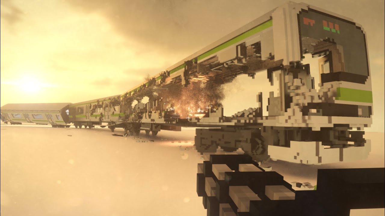 I Destroying The Working Train In Teardown