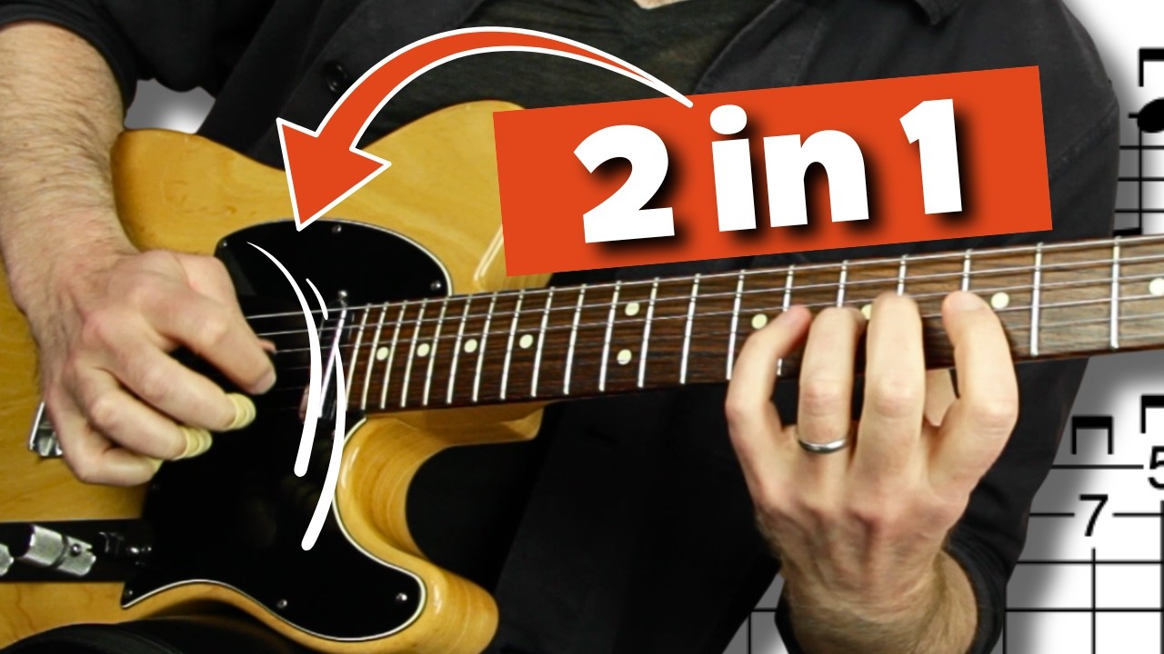 This is how shredders play so fast | 6 economy picking guitar exercises to relax your right hand