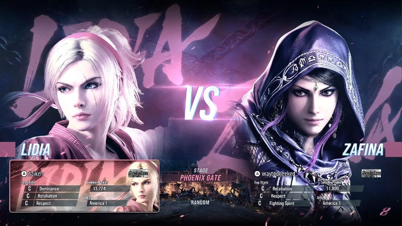 TEKKEN8: Lidia vs Zafina RANKED