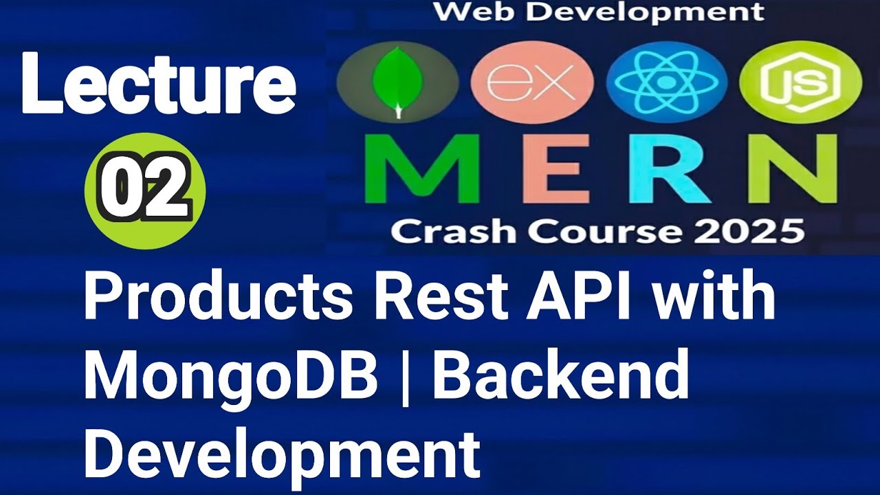 Lecture 02: How to Connect Products Rest API with MongoDB | Backend Development Guide
