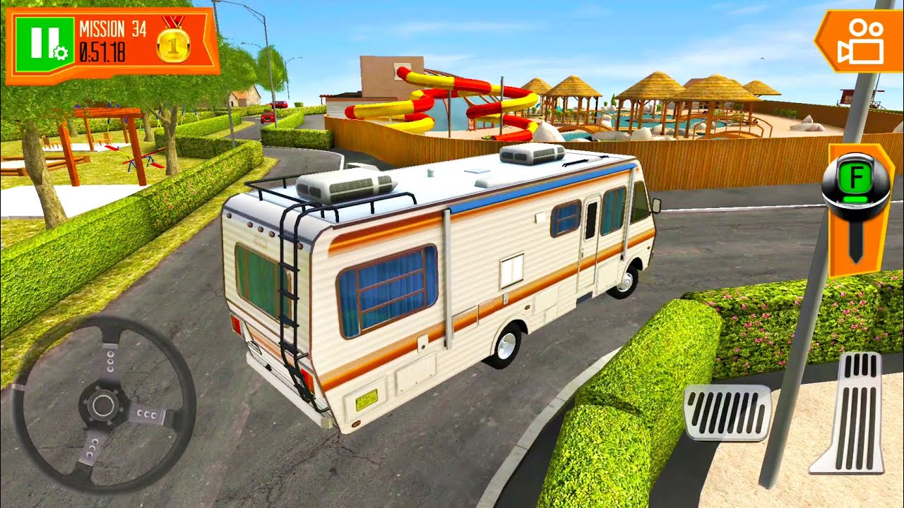 Camper Van Cars and Trucks Driving Simulator #8 - Multiple Vehicles -   Android Gameplay