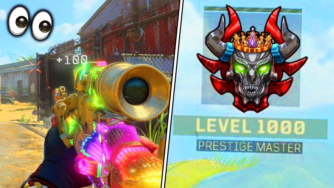 the BEST WAY TO UNLOCK LEVEL 1000 in BLACK OPS 4...