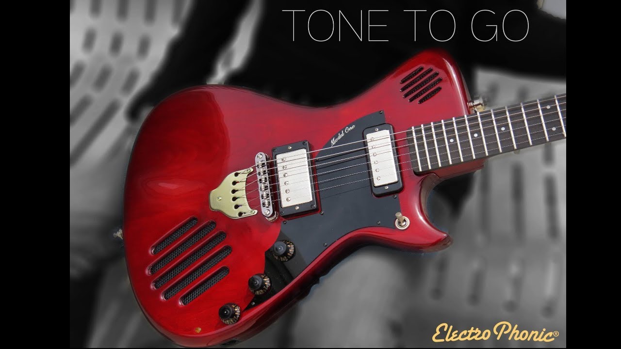 The Guitar with onboard speakers, amp and effects.  Model One by ElectroPhonic™  -