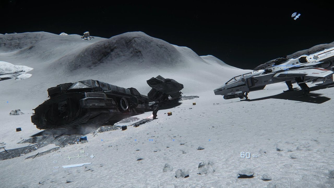Star Citizen | Bounty Hunting and the Moon Shipwreck Loot