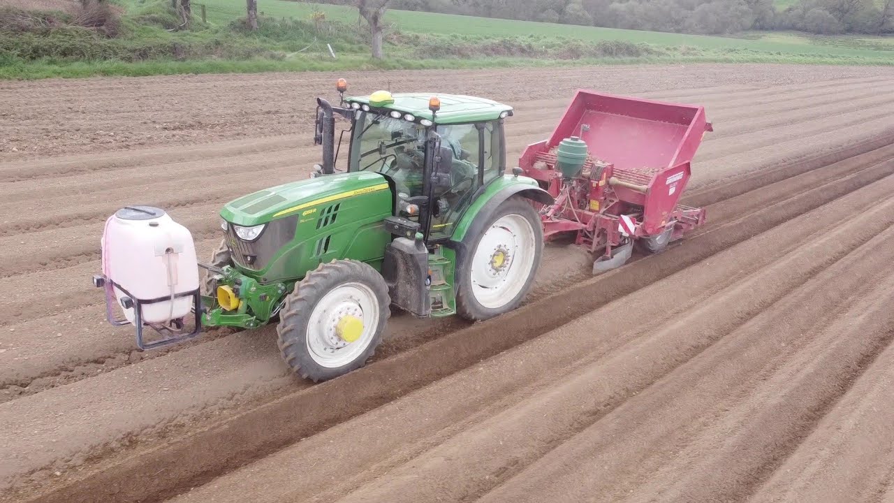 😍Suivez L'Eta Ogier à la plantation des pommes de terre | Team John Deere 💨