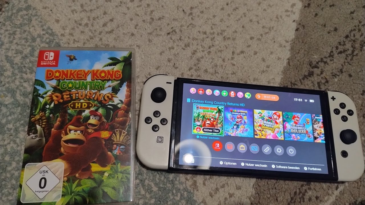 Donkey Kong Country Returns HD Auspacken und Spielbar 1-1