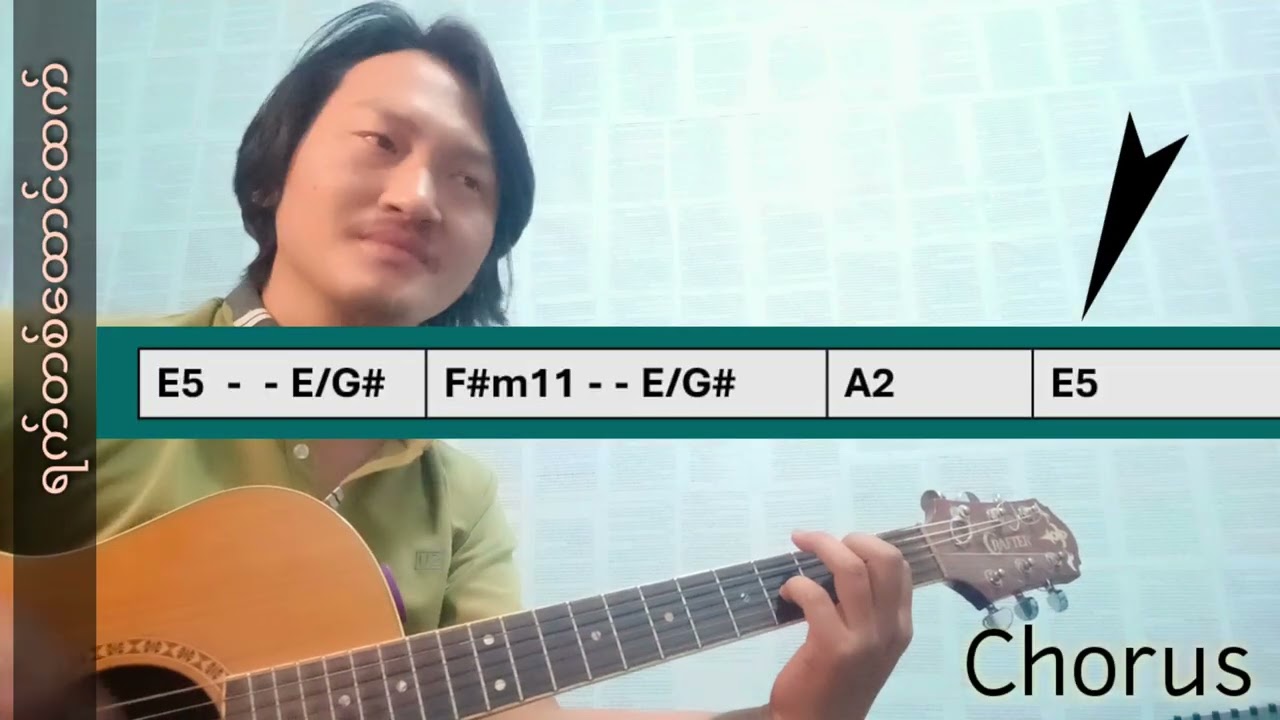 ရက်တစ်ထောင်ထက် | AH NGAE LAY // GSC guitar tutorial