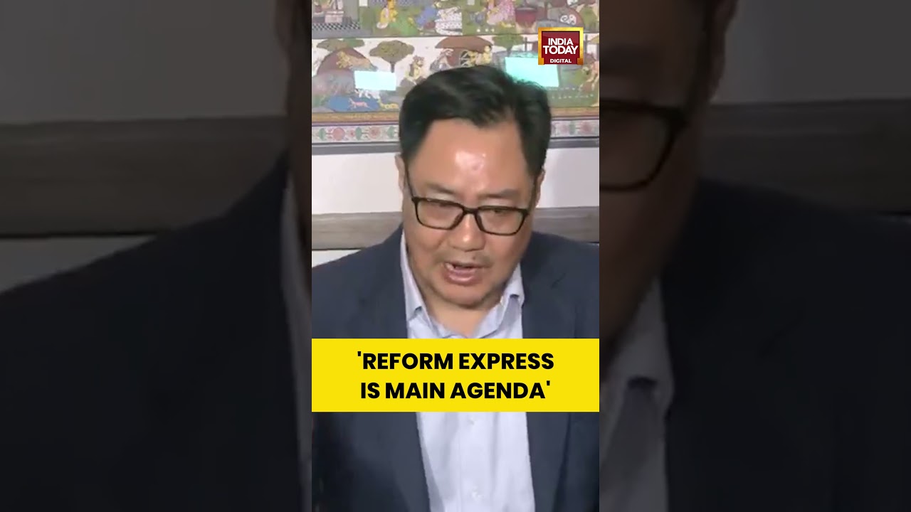 'Reform Express Is Main Agenda' | #shorts #parliament #wintersession2025 #election #kiranrijiju #bjp