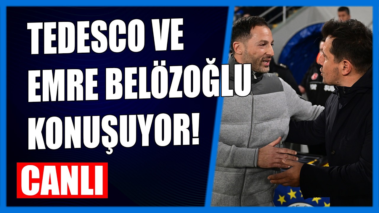 CANLI | Fenerbahçe, Kasımpaşa karşısında son dakikada yıkıldı! Tedesco ve Emre Belözoğlu konuşuyor.
