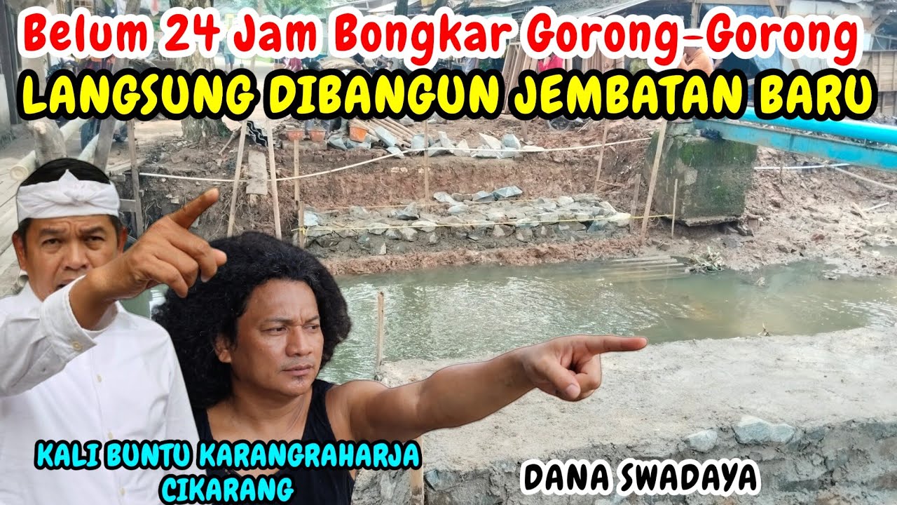 KDM Harus Tau‼️Bangun Jembatan Kali Buntu #kangdedimulyadi #kdm #bapakaing 