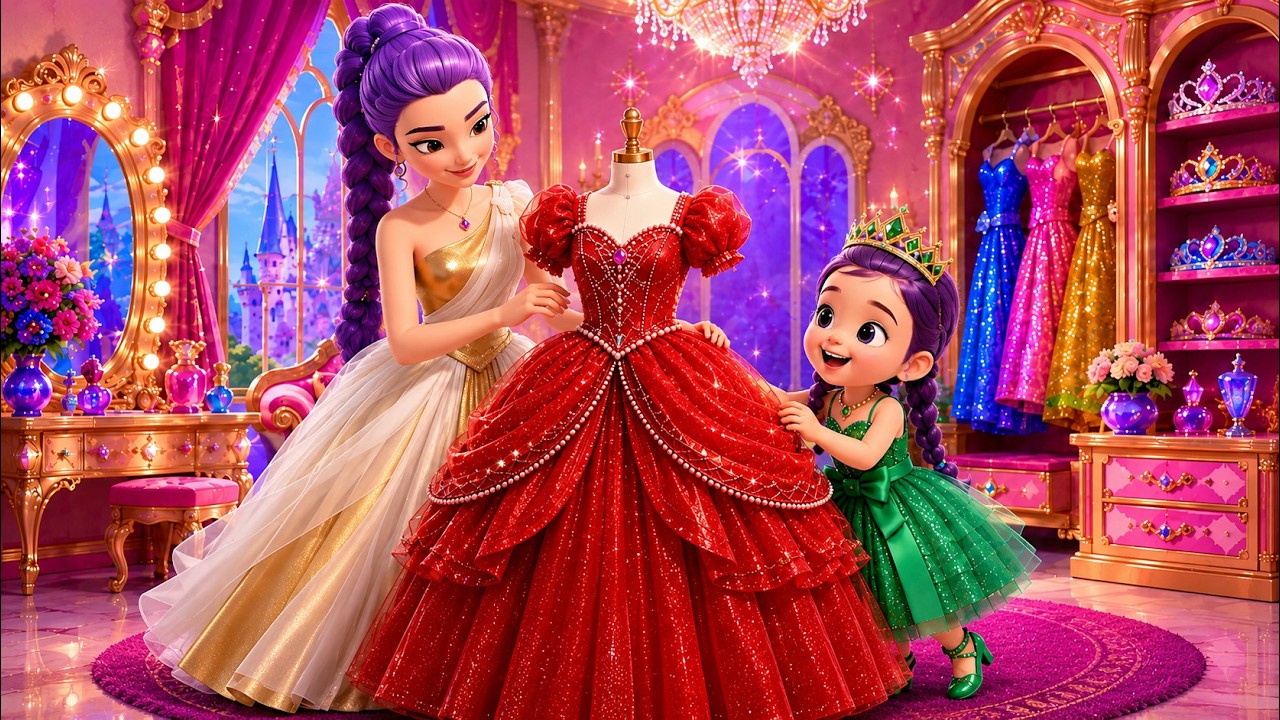 😱👗 Rumy's Transforms Mom&rsquo;s Old Dress into a Stunning New Look! 👗👑 Creative Fashion Challenge ✨