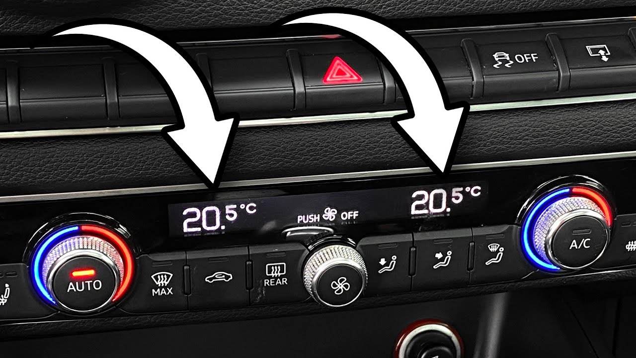 Audi A3 (8V) climate control zones sync (climatronic dual zone)