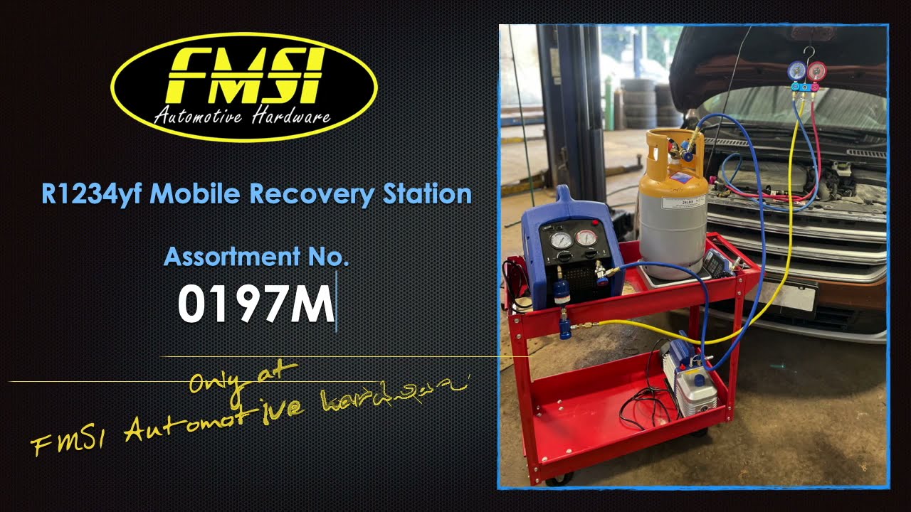 0197M - R1234yf Mobile AC Recovery Machine
