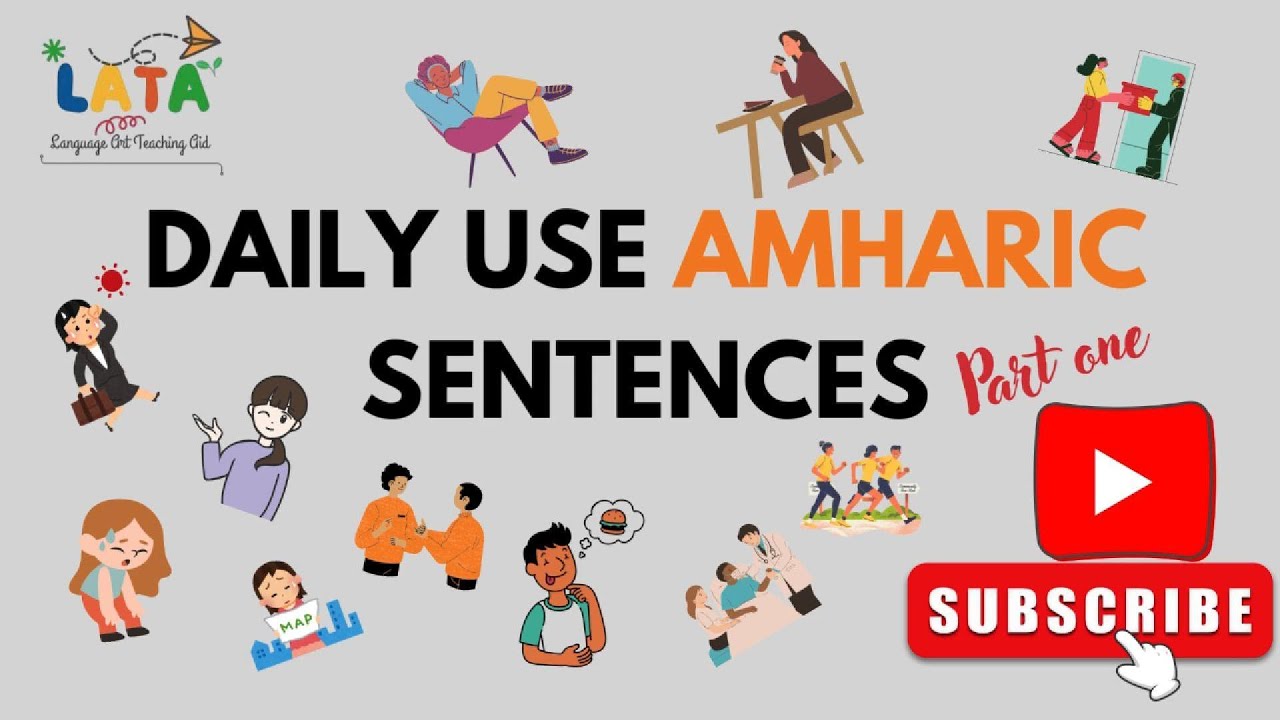 Daily Use Amharic Sentences