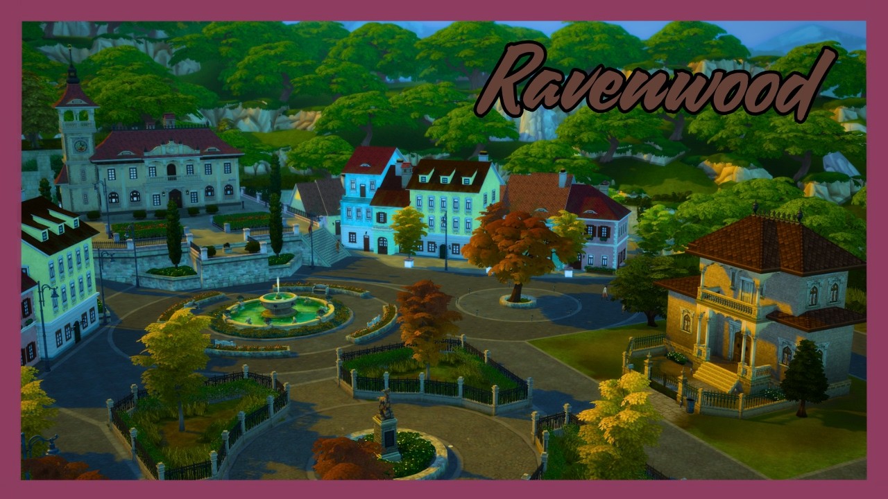 Ravenwood is kind of wholesome and quaint | The Sims 4 No Talking ASMR
