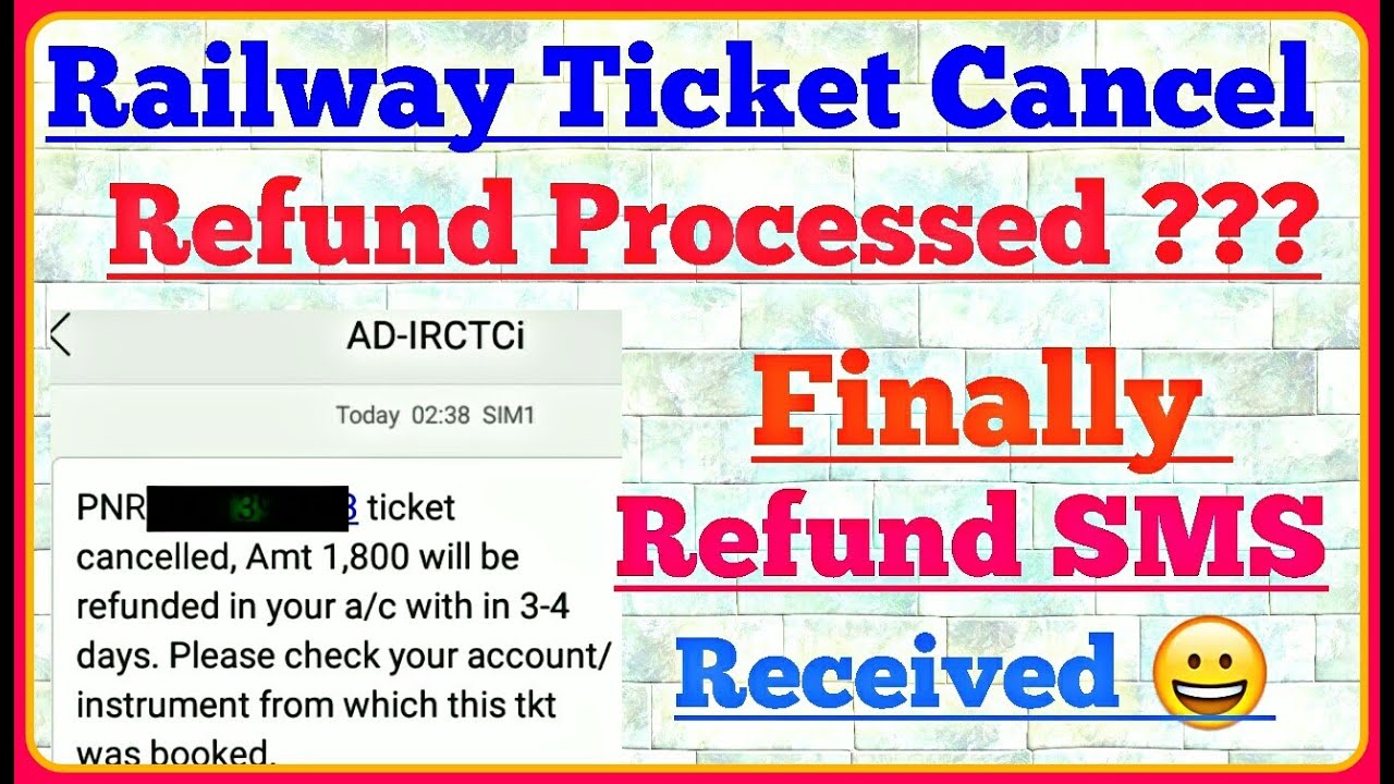 Finally Refund Processed Of Cancel Ticket Till 30 June 2020 | How My Refund Processed Cancel  Ticket