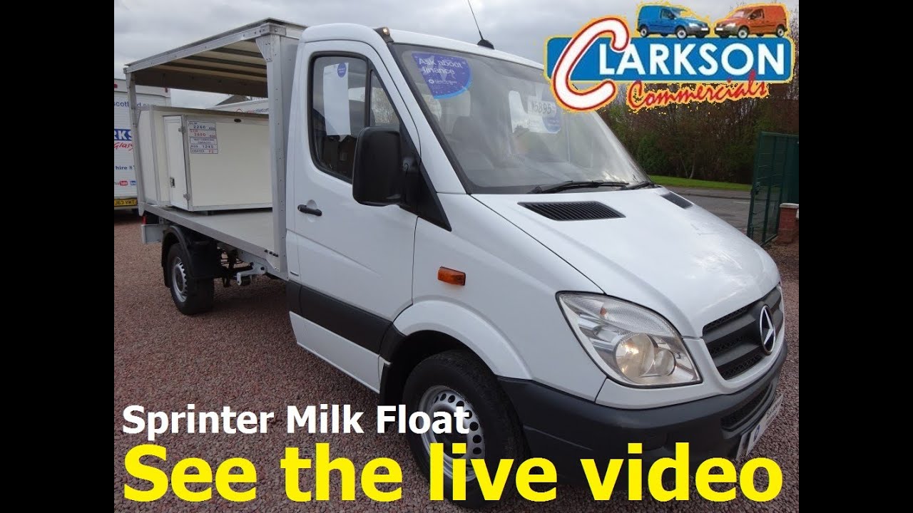Clarkson Commercials 2010 Merc Sprinter milk float