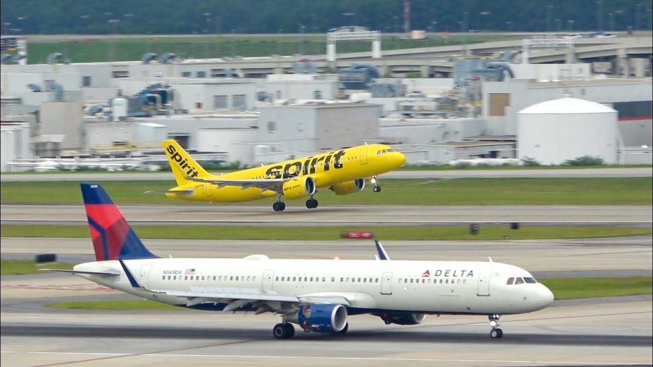 Worlds Busiest Airport Parallel Takeoffs Landings ATL