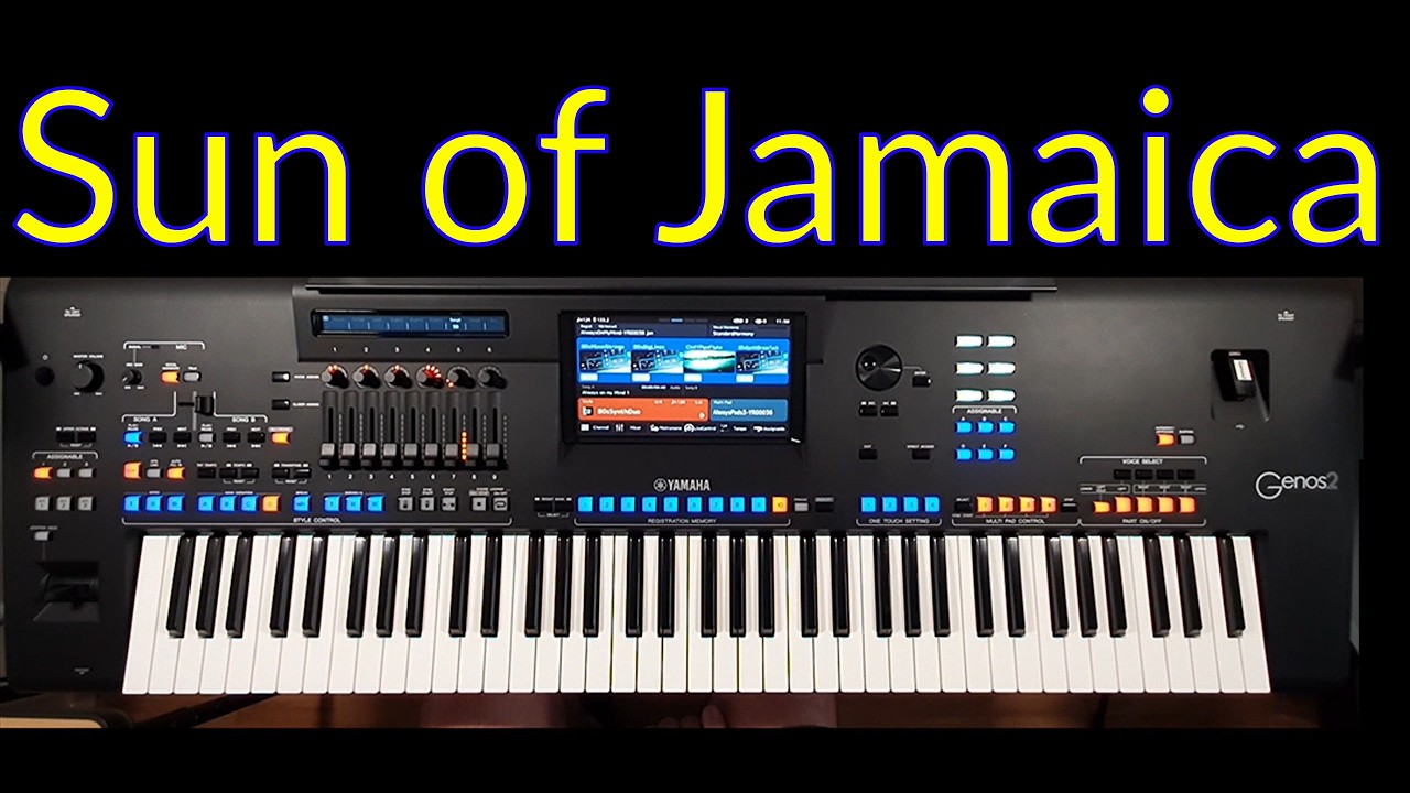 Sun of Jamaica - Goombay Dance Band - Cover on YAMAHA Genos2