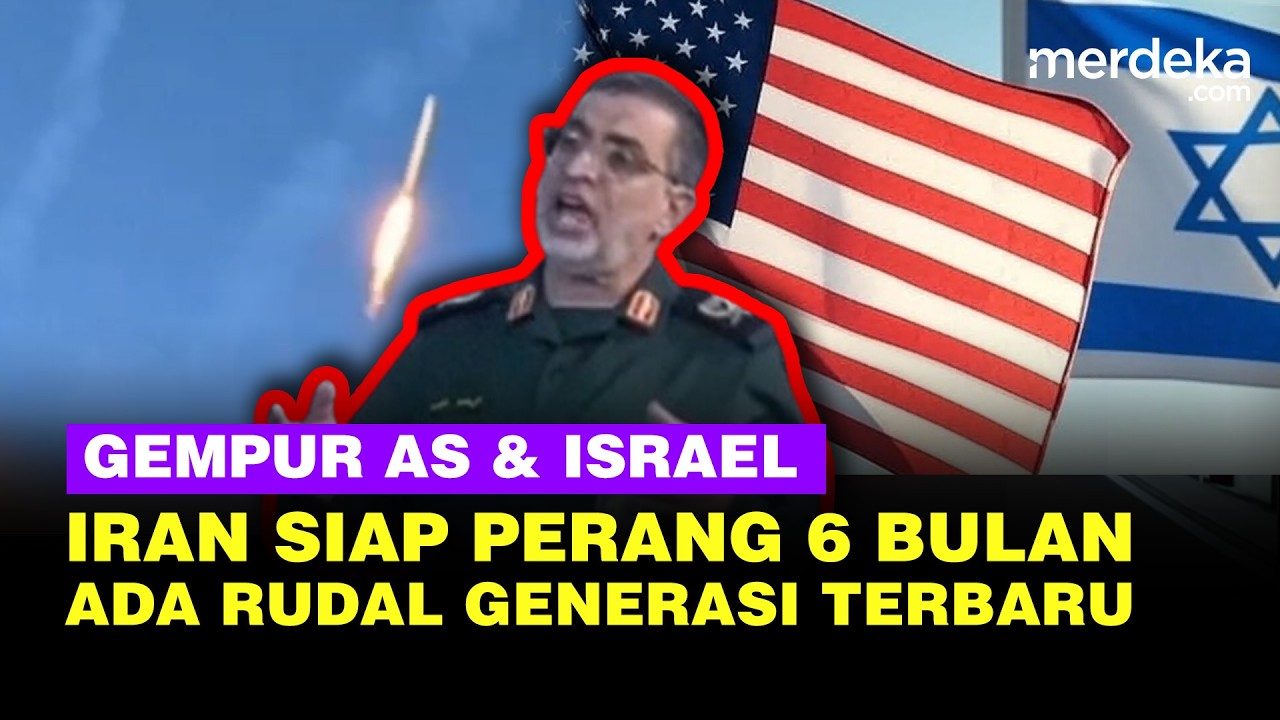 Iran Siap Perang Besar 6 Bulan Gempur Habis AS Israel, Ngeri Ada Rudal Generasi Terbaru