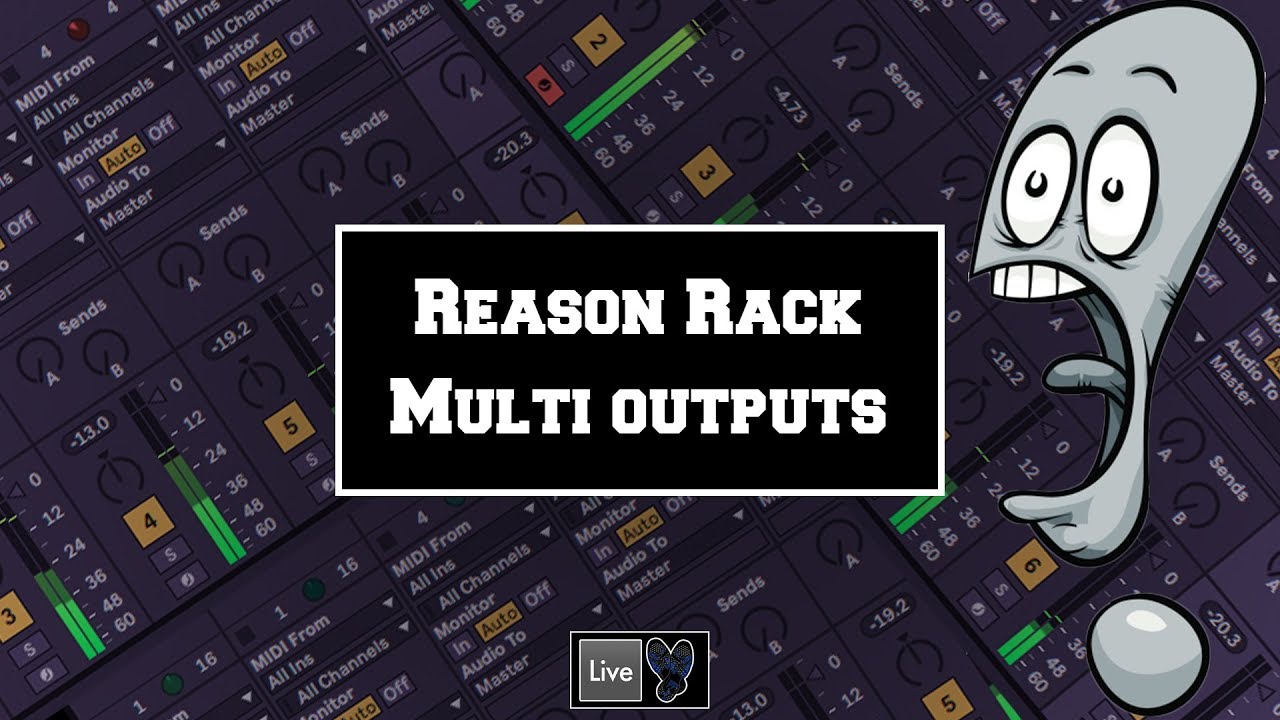 Reason Rack VST with Ableton Live Mixer