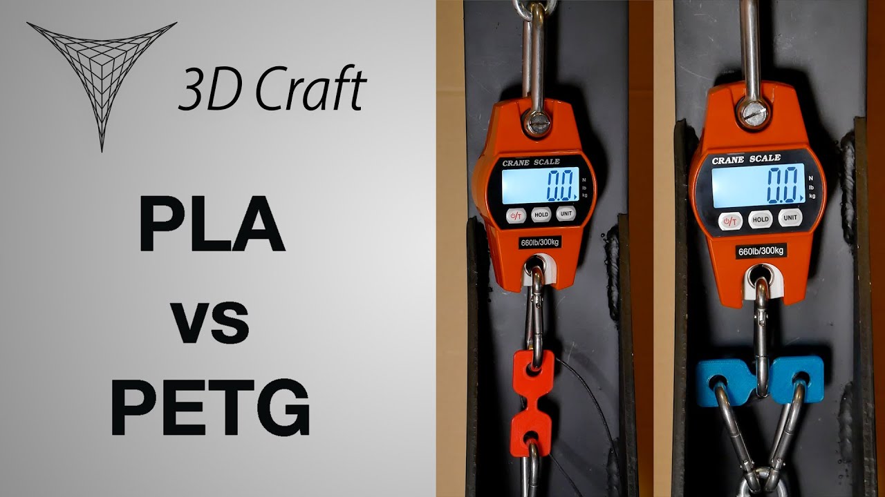 PLA vs PETG - Quale filamento scegliere? Test e considerazioni.
