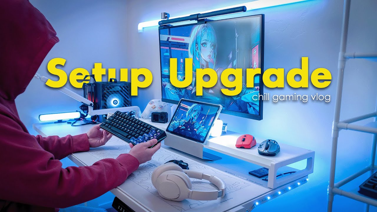 Setup Upgrade 👾 | Blackview Android Tablet | Yunzii AL65 Keyboard | Unboxing & Gaming ASMR ☁️