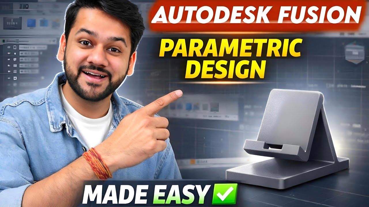 Autodesk Fusion Tutorial for Beginners | Parametric Design Made Easy