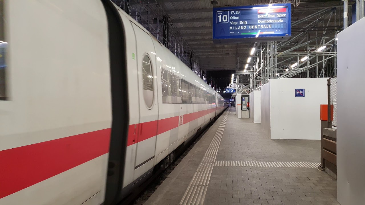 🇨🇭🇩🇪 DB ICE 1 BR401 in Basel SBB nach Berlin HBF