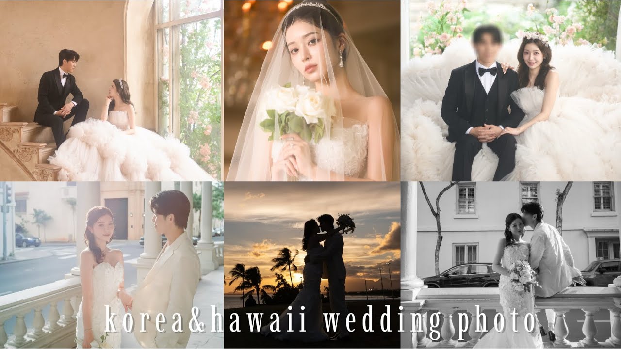 韓国とハワイでのウェディングフォト撮影の裏側📷💐妊娠初期で超肌荒れ期💧