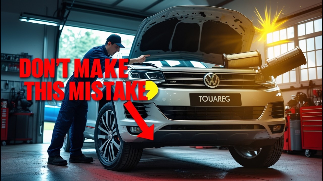 VW Touareg 3.0 TDI | Full Oil & Filter Change + A/C System Cleaning DIY