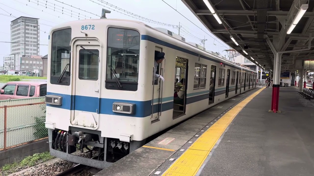 [4K]館林駅 １番線葛生行き信号開通メロディ 東武佐野線