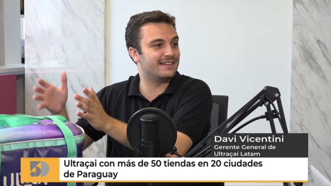 Davi Vicentini | Gerente General de Ultraçaí Latam | Ultraçai con más de 50 tiendas en  PY