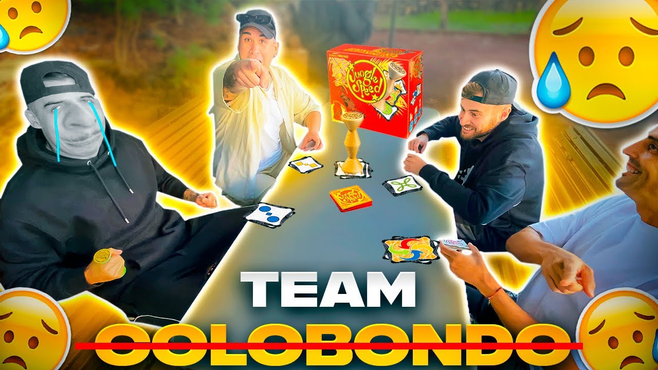 EL JUEGO QUE ROMPIÓ LA MENTE DEL TEAM COLOBONDO *jungle speed*// Salcedini