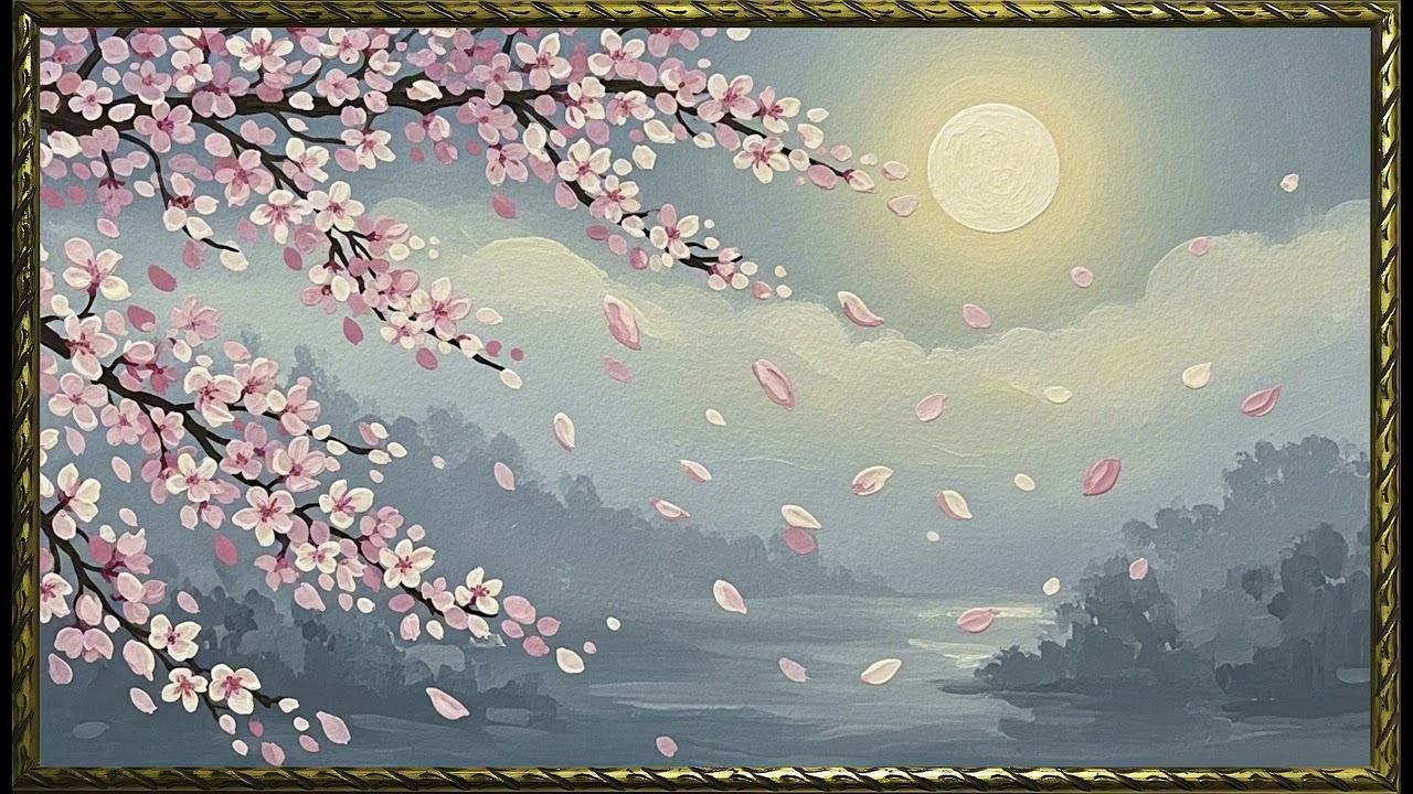 A Touch of Spring Elegance| Dreamy Spring Floral Art for Frame TV | 4K Screensaver