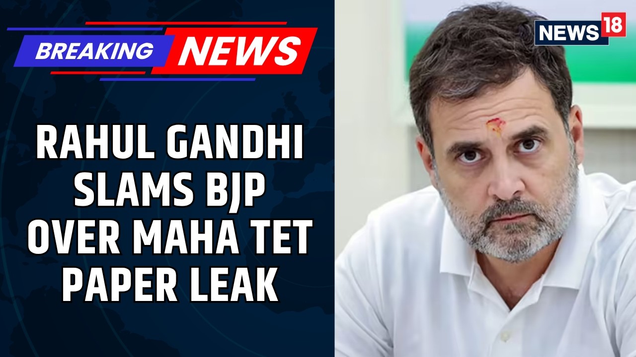 &ldquo;Another Paper Leak, Another Exam Cancelled&rdquo; | Rahul Gandhi Slams Maharashtra TET Paper Leak