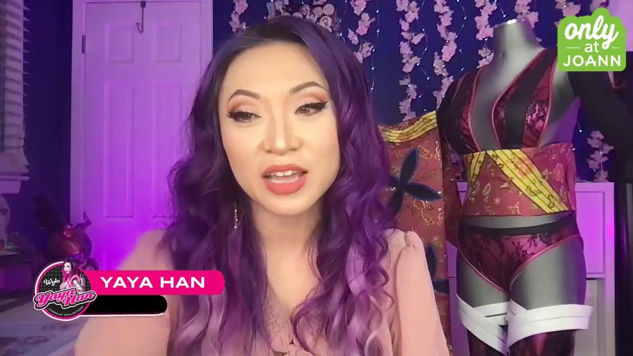 Yaya Han LIVE launch of Cosplay Fabrics Spring Line