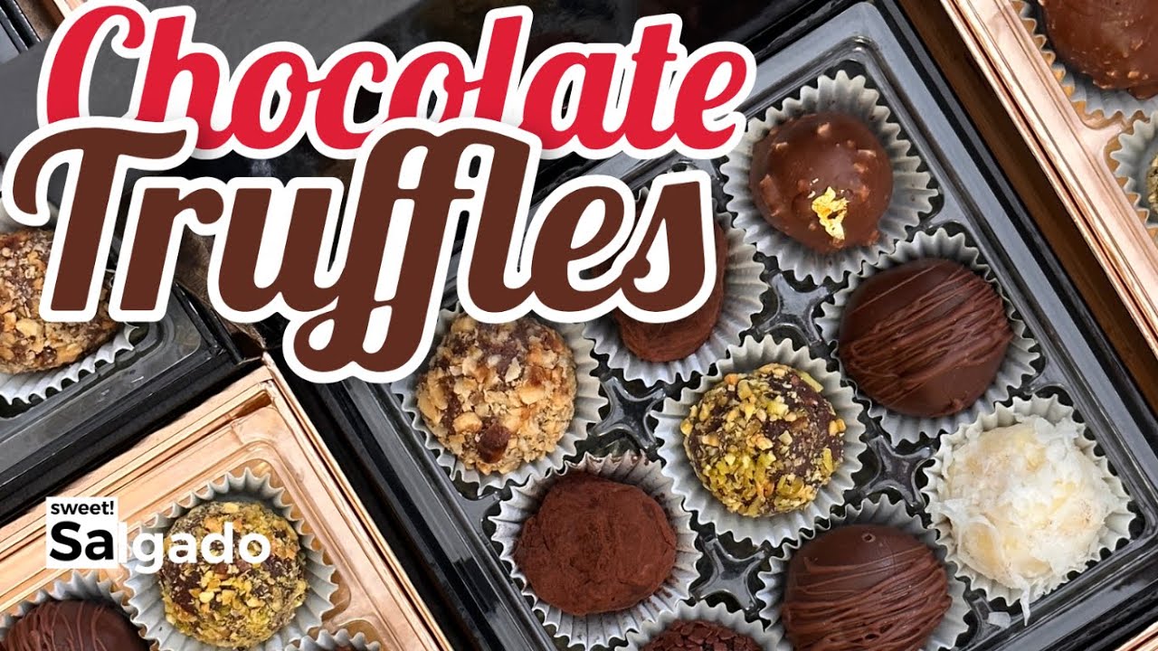 TRUFFLES WITH RUM, NUTELLA, COCONUT, PISTACHIO, CARAMEL, PEANUTS AND THE BRIGADEIROS