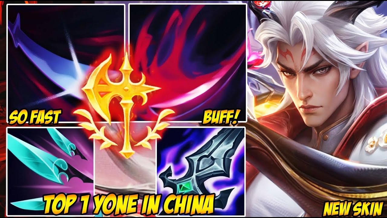 WILD RIFT CHINA TOP 1 YONE - PETALS OF SPRING YONE PAY TO WIN! (NEW SKIN)
