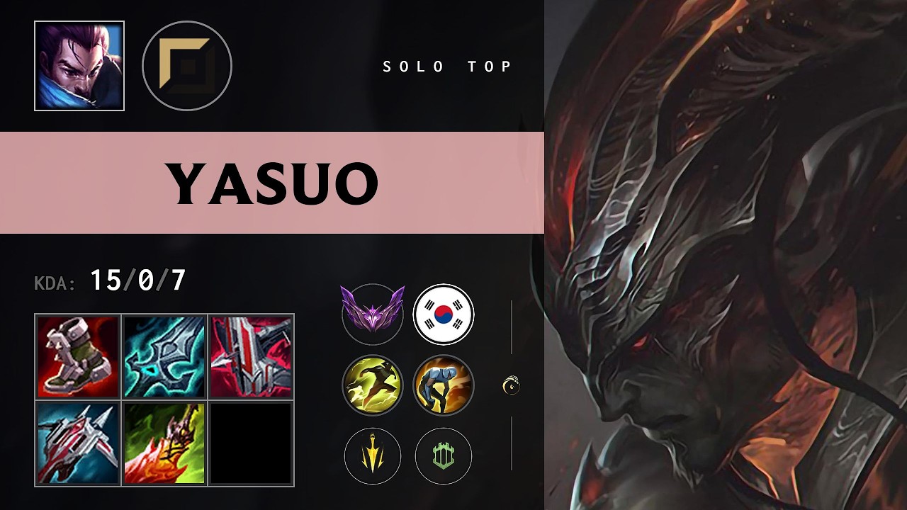 Yasuo Top vs Ambessa - KR Master Patch 26.13