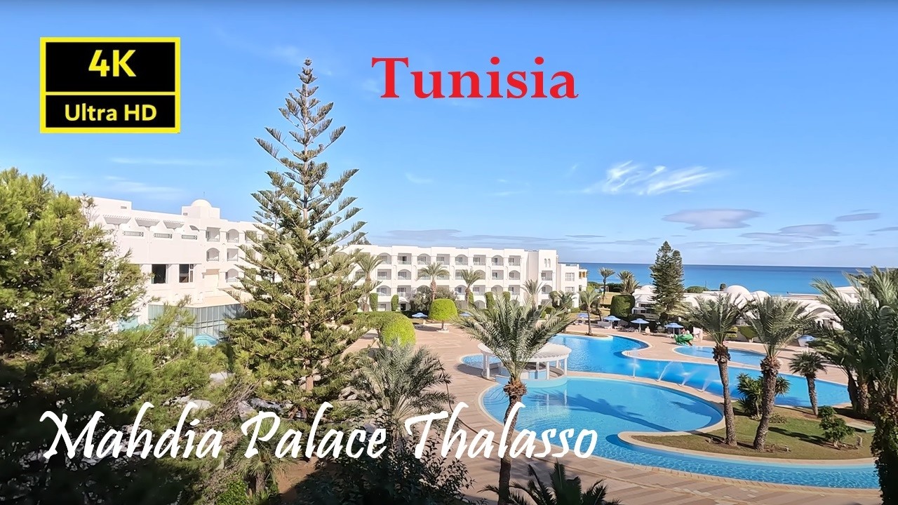Hotel Mahdia Palace Thalasso Tunisia in 4K Ultra HD and 60fps on 13.11.2023 Vlog Travel