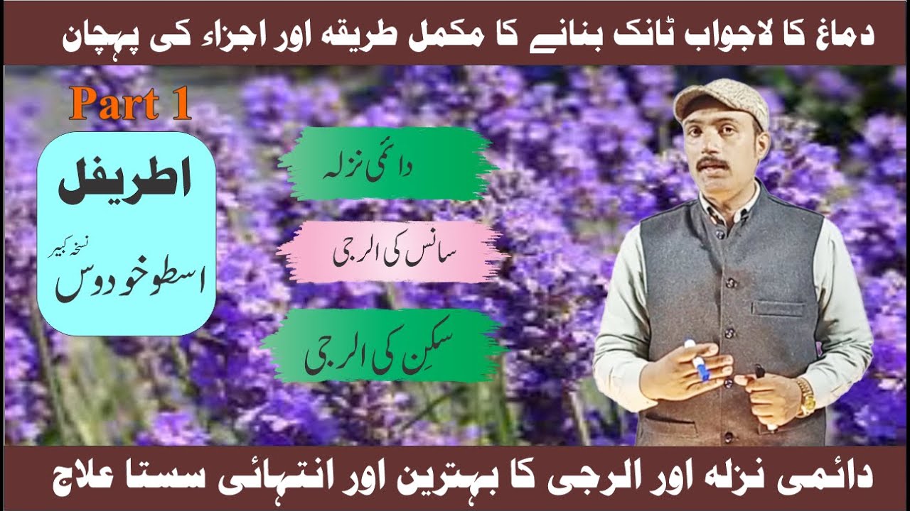 Itrifal Ustukhuddus in Urdu | Herbal Brain Tonic | Allergy treatment | Khurram Shahzad Malhi |