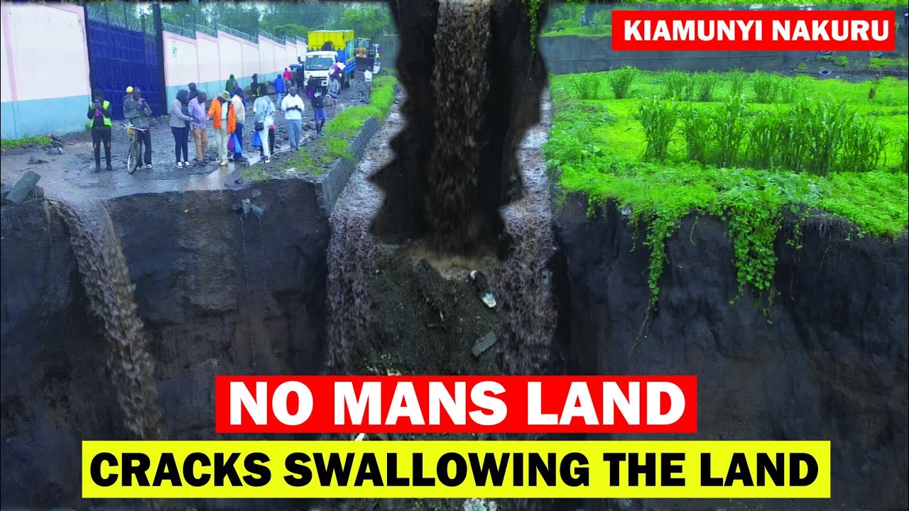 The Cracks in Kiamunyi Nakuru Are Waterways, Folks Should NEVER Build Here! Period